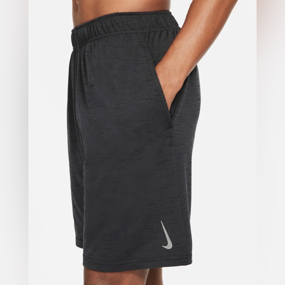 Nike Yoga Shorts and Shirt Black/Charcoal & Coral